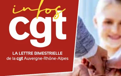 La lettre bimestrielle CGT AFPA Auvergne-Rhône-Alpes janvier 2023