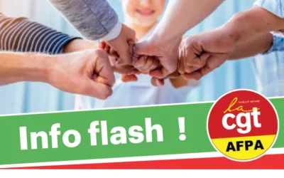 Flash Info CGT AFPA – la direction fait marche arrière !