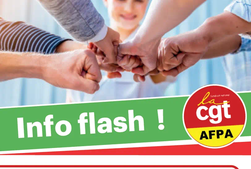 Flash Info CGT AFPA – la direction fait marche arrière !