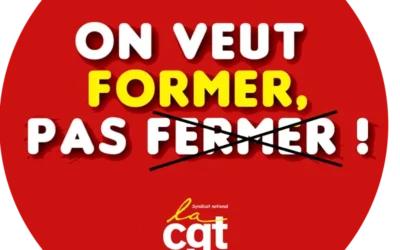 Intervention CGT AFPA à Paris devant le Ministère du Travail