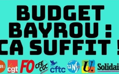Budget Bayrou : ça suffit !