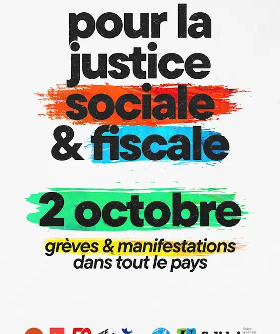 APPEL A MOBILISATION le 2 OCTOBRE
